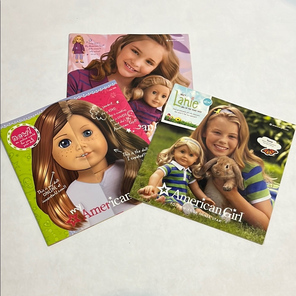 LOT 3 American Girl Collectible Doll Toy PROMOTIONAL CATALOGUES 2010 2011